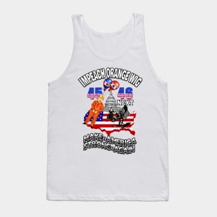 Impeach trump-impeach orange wig make america strong again Tank Top